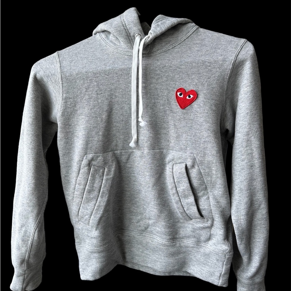 Comme de garçon grey hoodie
